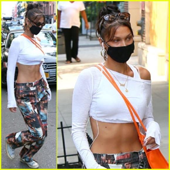 CH style Letter print fashion cotton face mask in black